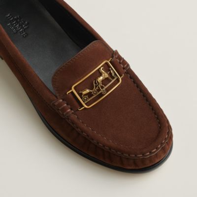 マロン - レディースローファーとダービー | Hermès - エルメス